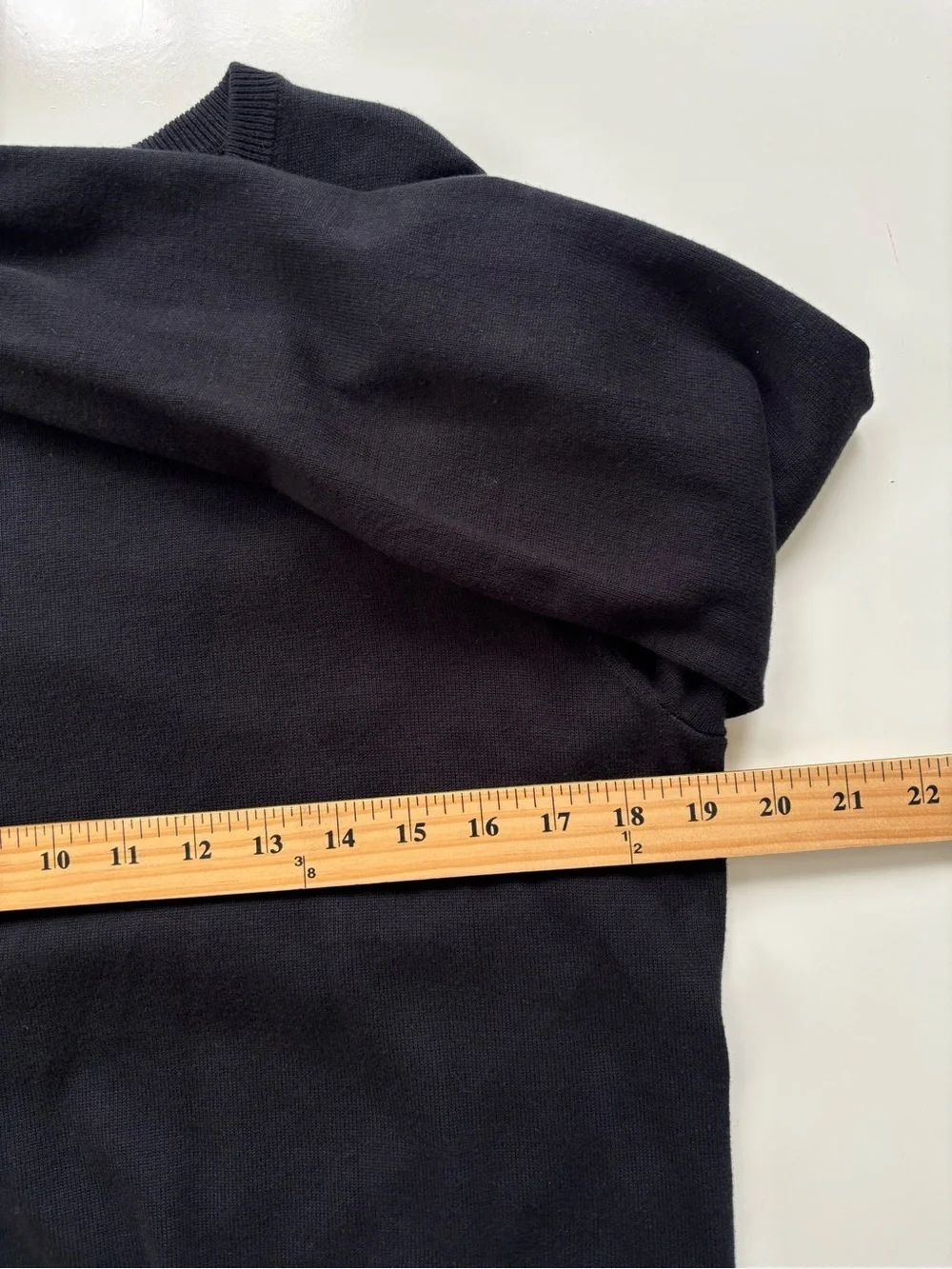 J.Crew Factory Men's Black Cotton Crewneck Sweater-Tee Size Small